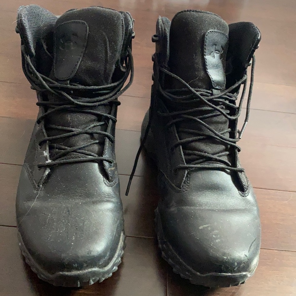 Men’s Black under armor work boots